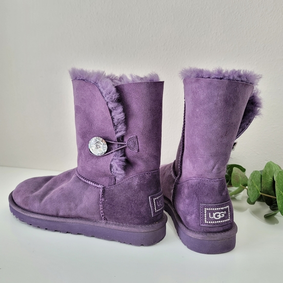 Ugg Bailey Button Bling Swarovski Boots 
